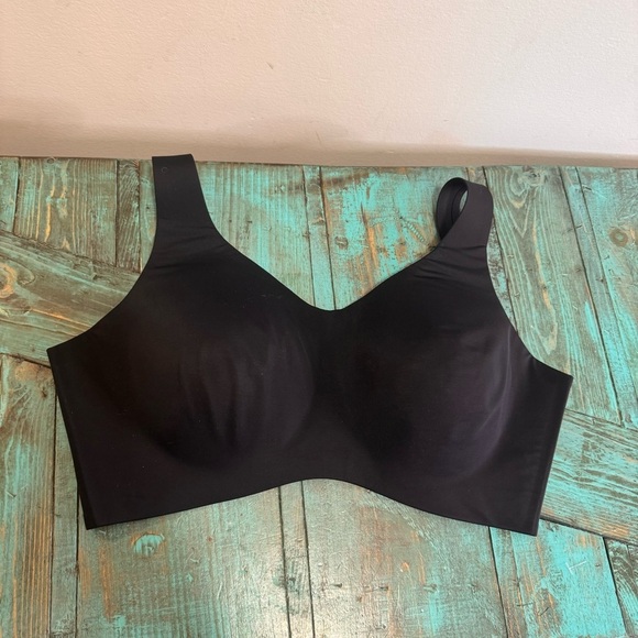 KNIX Catalyst Sports Bra - Black Wireless Sports Bra Size 6 Fits 32DD, 34DD, 32E - Picture 3 of 6